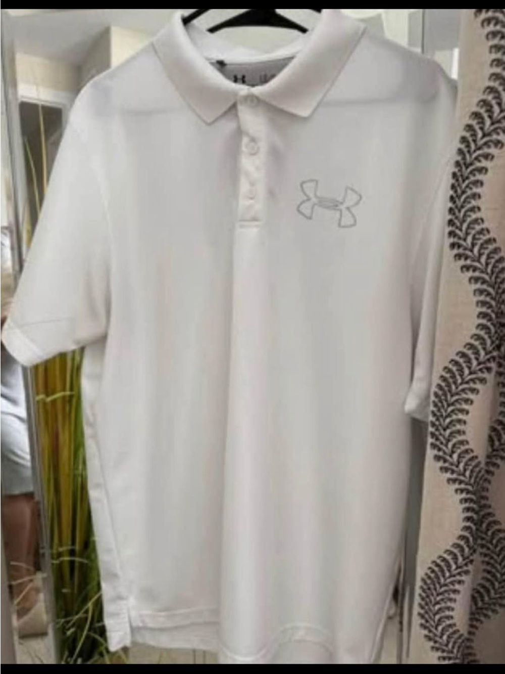 Under Armour White Polo (L)
